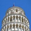 Foto: Dettaglio Speriore della Torre - Torre di Pisa e Piazza dei Miracoli  (Pisa) - 5